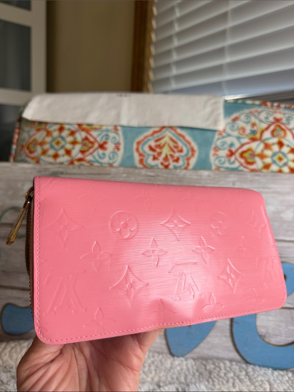 AUTHENTIC LOUIS VUITTON SPAIN PINK BALLERINE ZIPPY WALLET - Picture 6 of 16